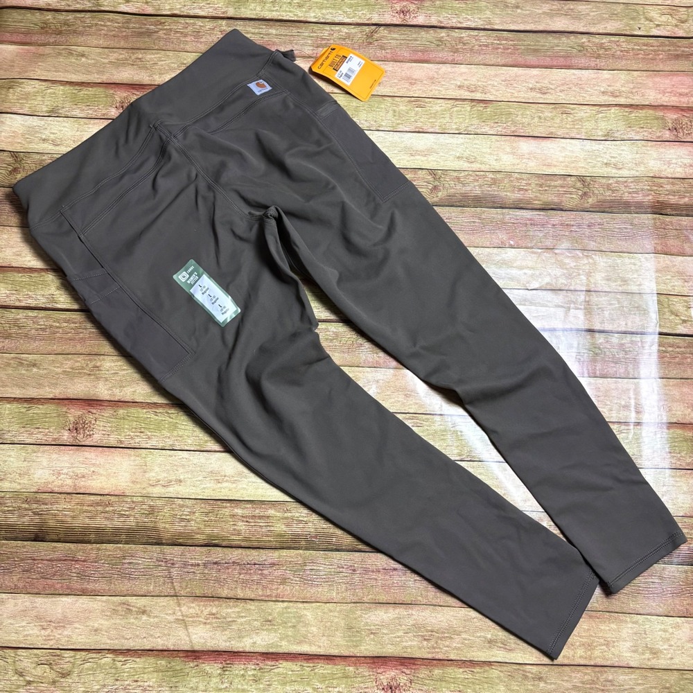 Carhartt Force Fitted Lightweight Utility Leggings Gray BN3609-W Womens Large